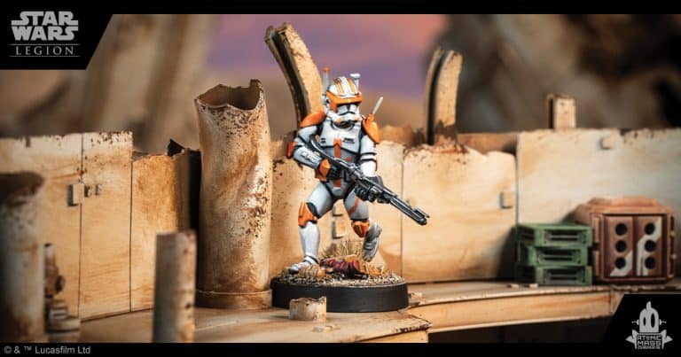 Figurine du Commander Cod pour Star Wars Légion